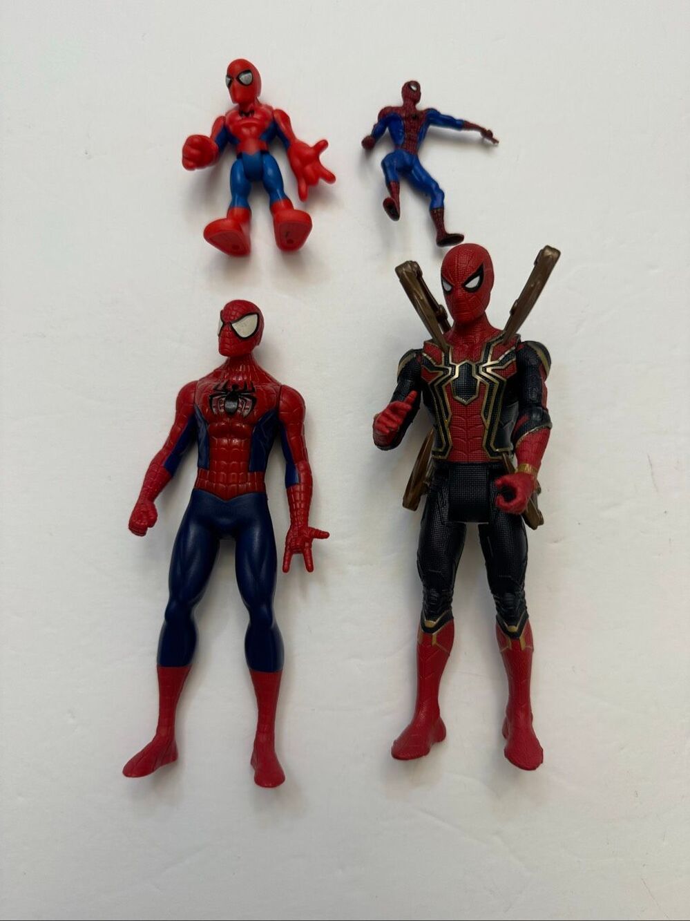 Spiderman Lot of 4‎ Action Figures including Iron Spider